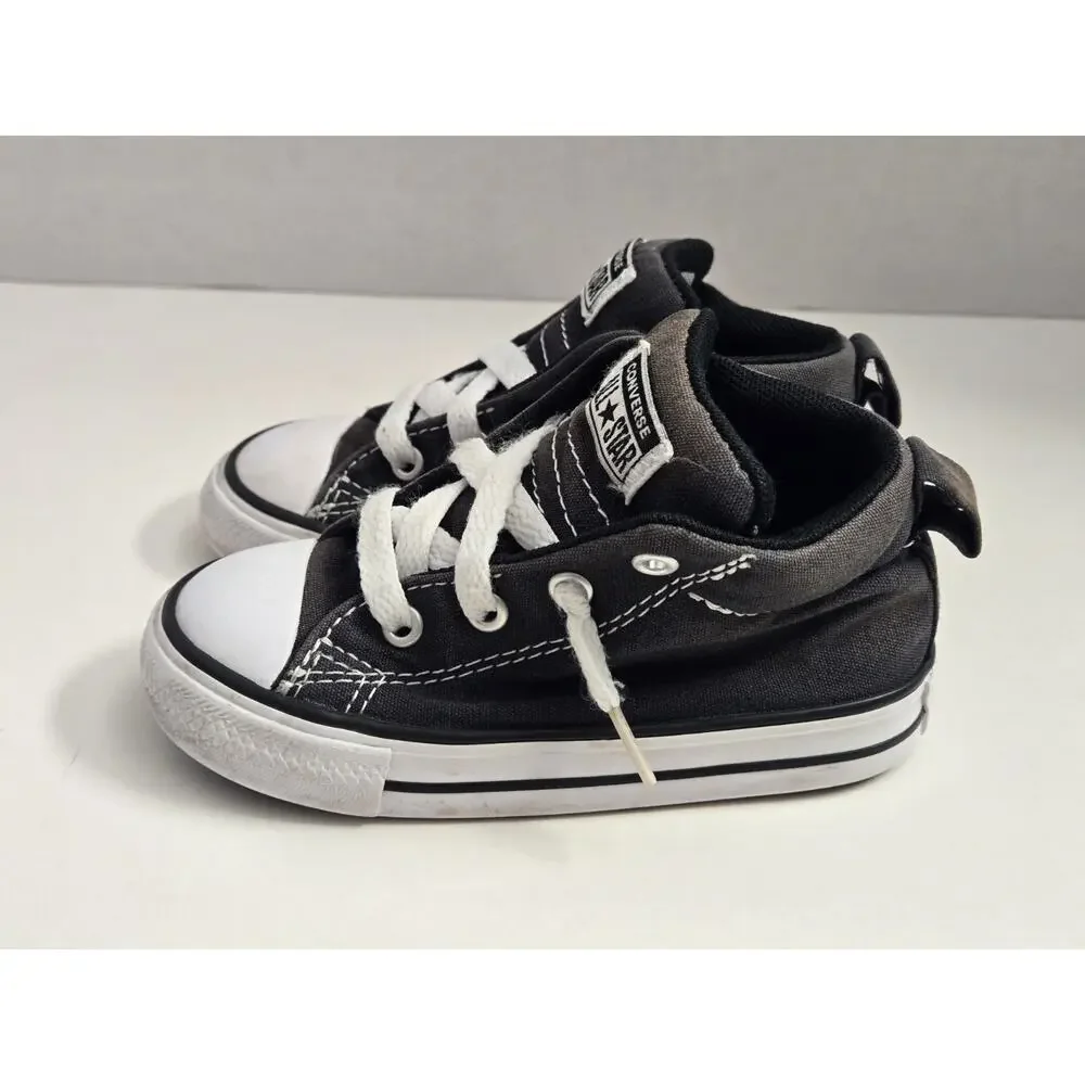 CONVERSE Chuck Taylor Gray All Star Street Mid Little Kids 7 Mid Top Sneakers